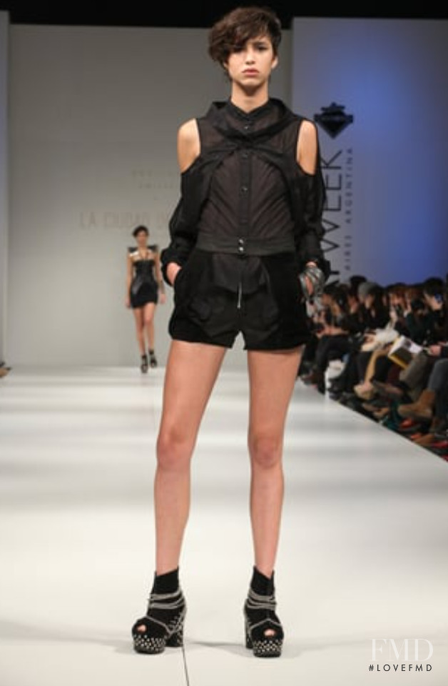 Mica Arganaraz featured in  the Emilse Benitez fashion show for Spring/Summer 2013