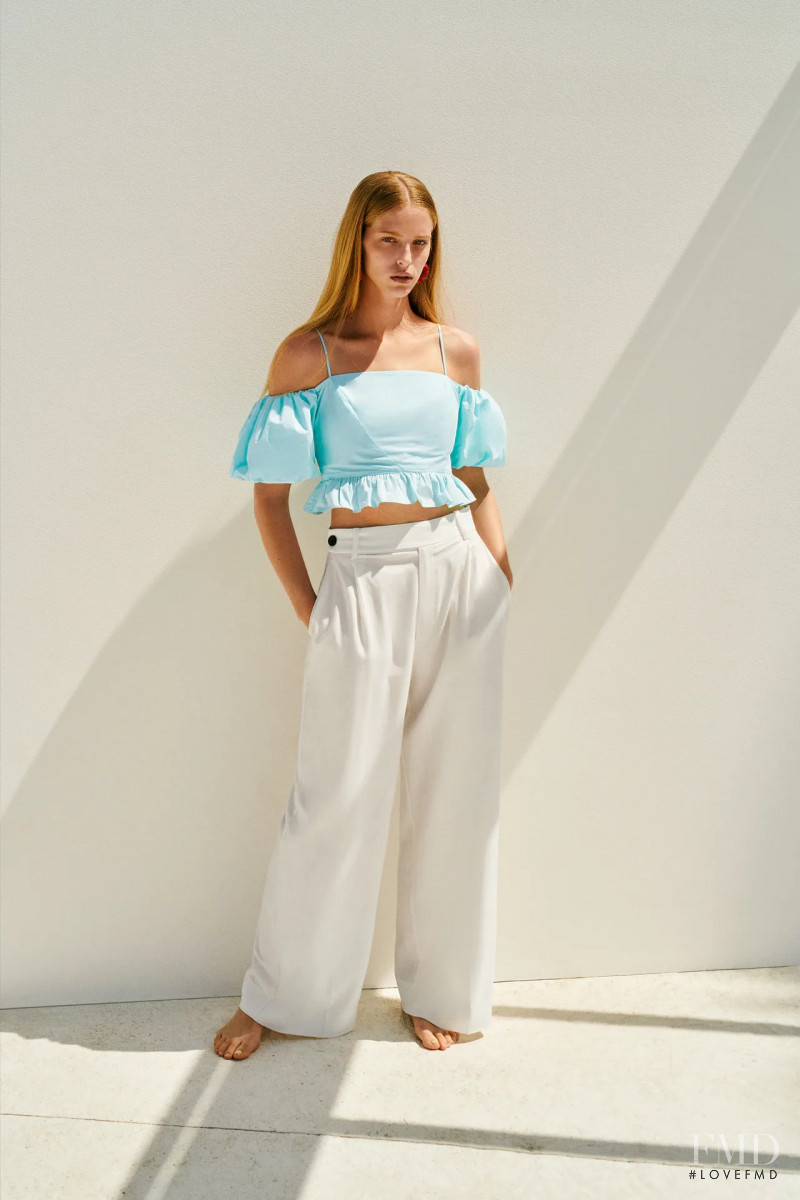 Abby Champion featured in  the Zara lookbook for Spring/Summer 2021