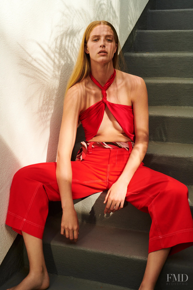 Abby Champion featured in  the Zara lookbook for Spring/Summer 2021