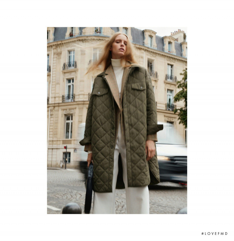 Abby Champion featured in  the Massimo Dutti New List lookbook for Pre-Fall 2021