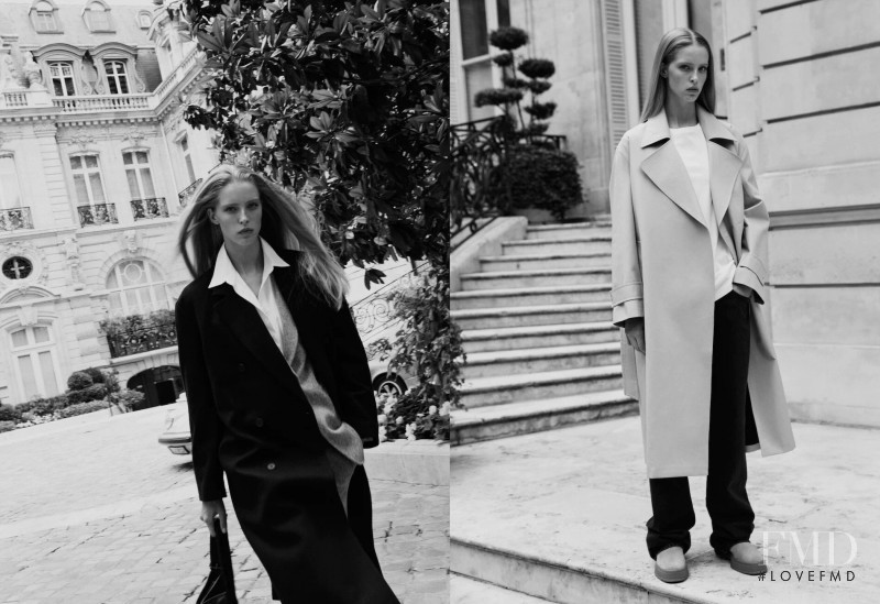 Abby Champion featured in  the Massimo Dutti New List lookbook for Pre-Fall 2021