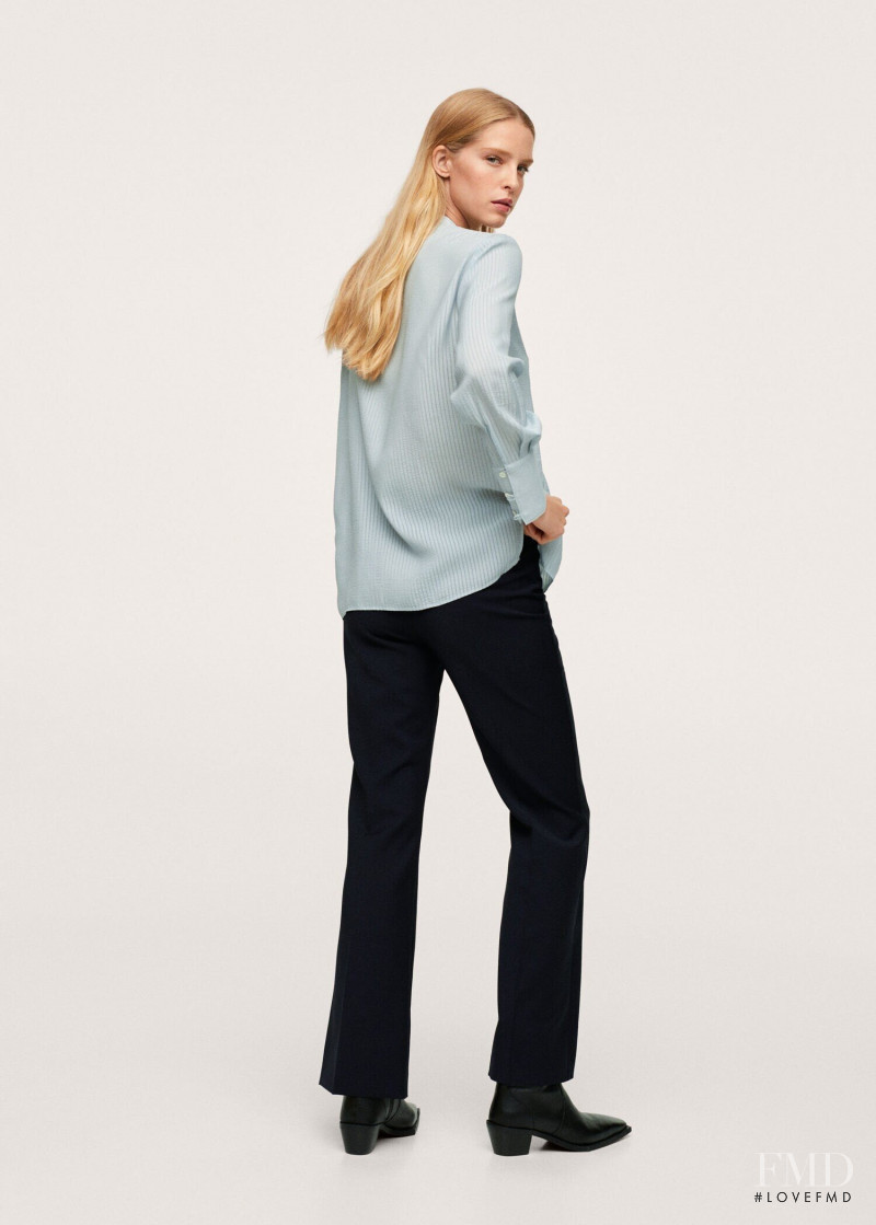 Abby Champion featured in  the Mango catalogue for Autumn/Winter 2021