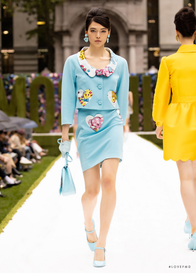 Lisa Han featured in  the Moschino fashion show for Spring/Summer 2022