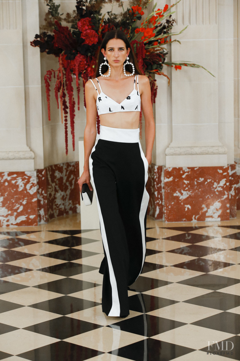 Rachel Marx featured in  the Carolina Herrera fashion show for Spring/Summer 2022