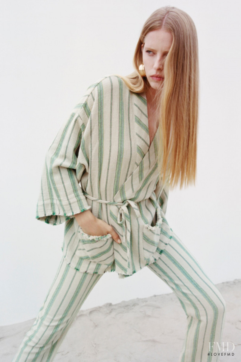 Abby Champion featured in  the Zara catalogue for Autumn/Winter 2021