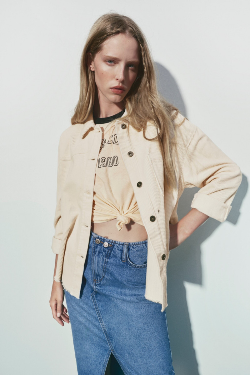 Abby Champion featured in  the Zara catalogue for Autumn/Winter 2021