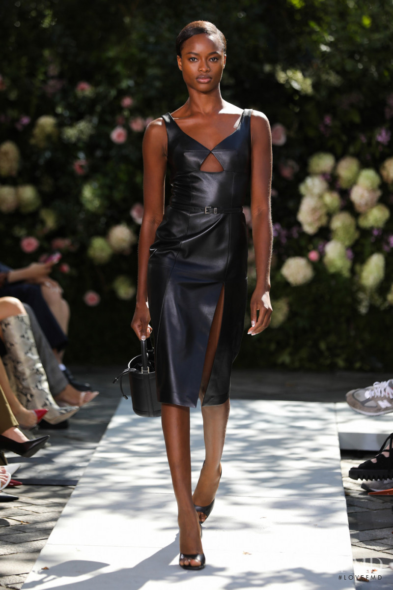 Mayowa Nicholas featured in  the Michael Kors Collection fashion show for Spring/Summer 2022