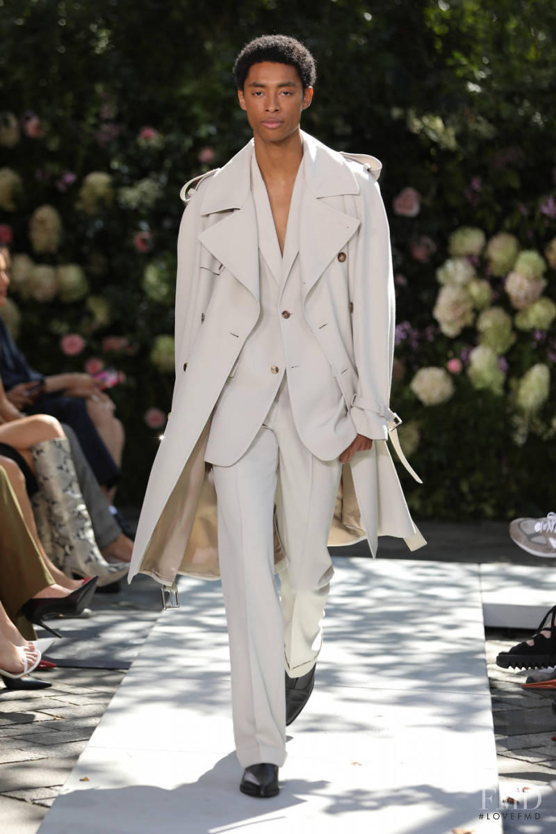 Jecardi Sykes featured in  the Michael Kors Collection fashion show for Spring/Summer 2022