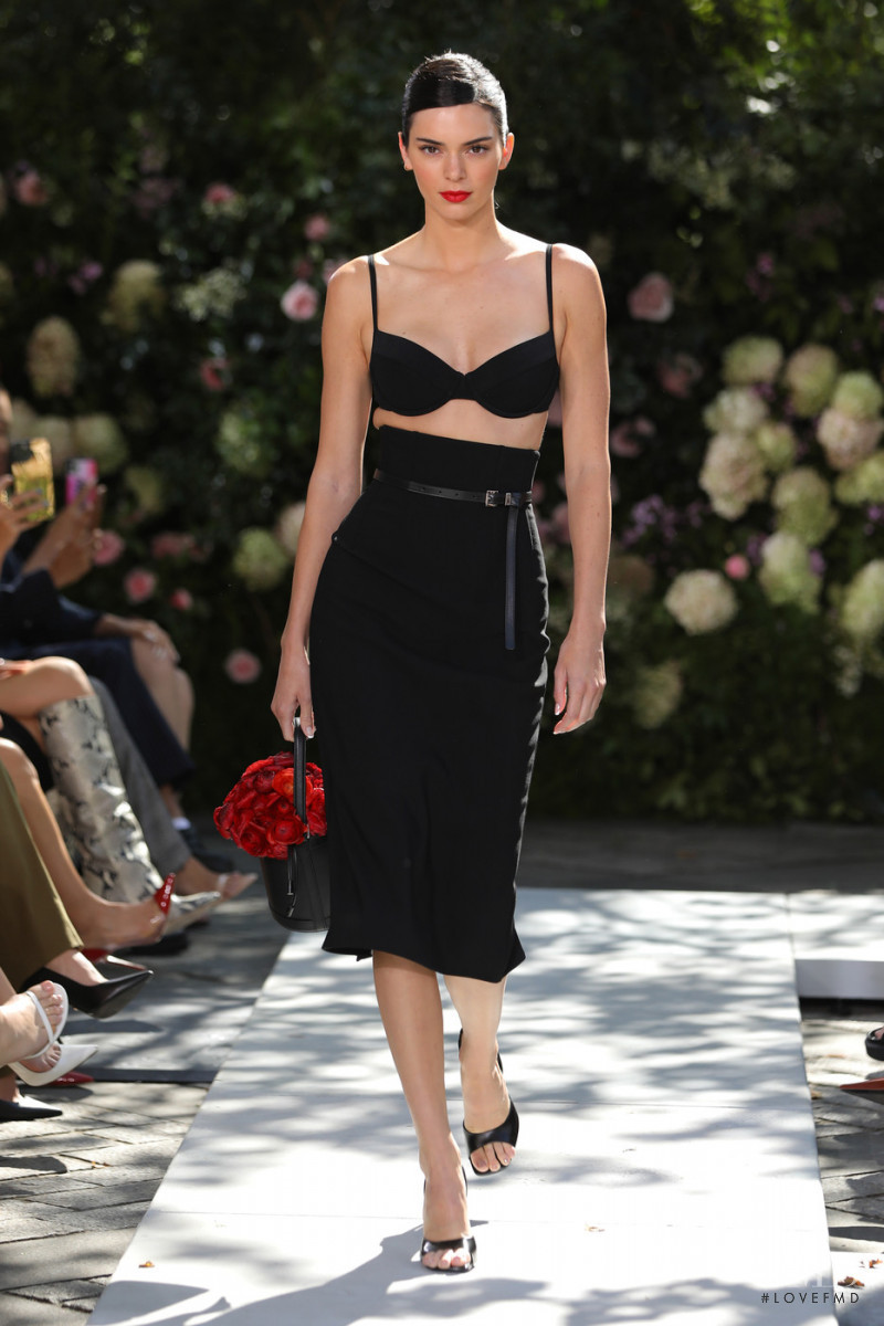 Kendall Jenner featured in  the Michael Kors Collection fashion show for Spring/Summer 2022