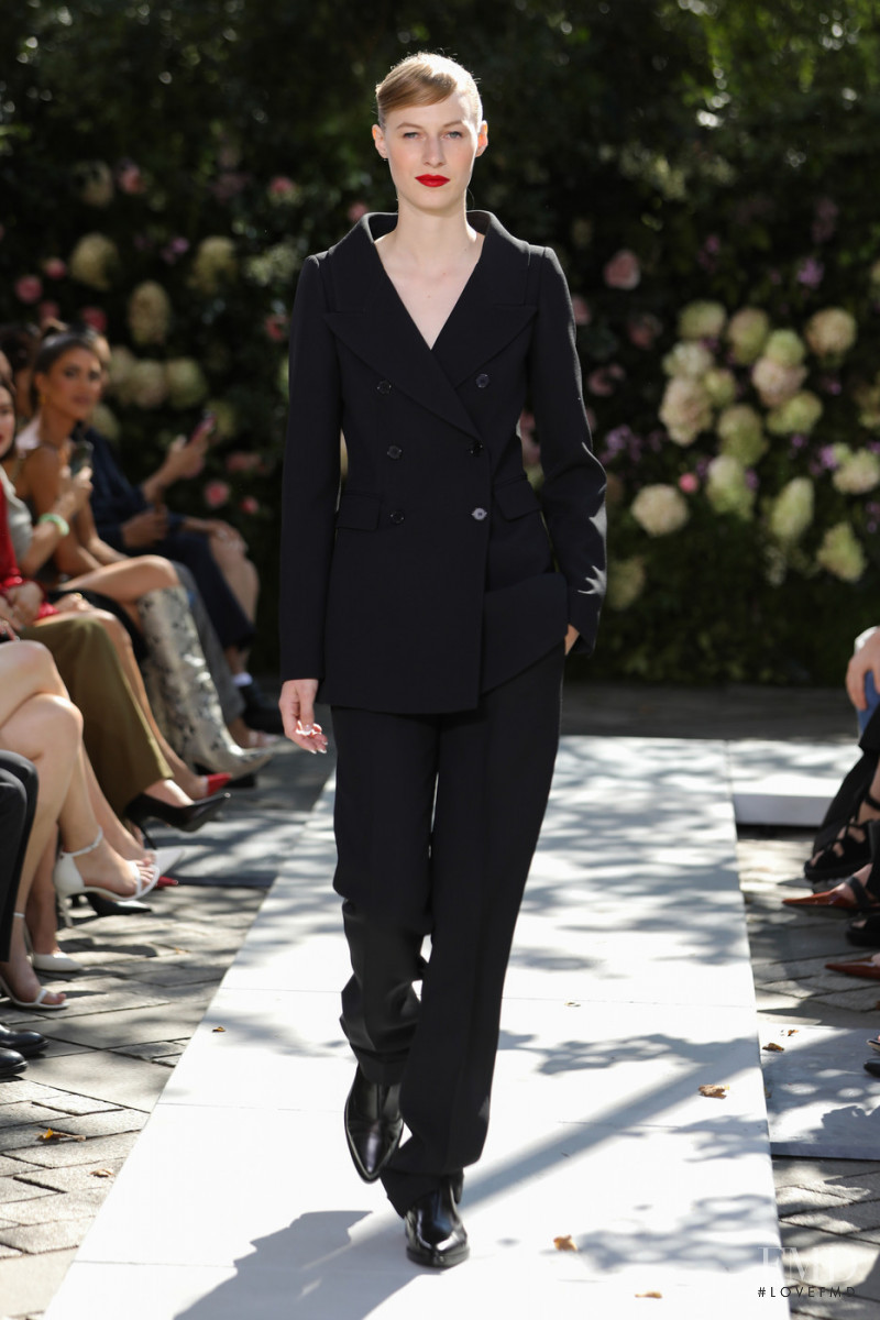 Julia Nobis featured in  the Michael Kors Collection fashion show for Spring/Summer 2022