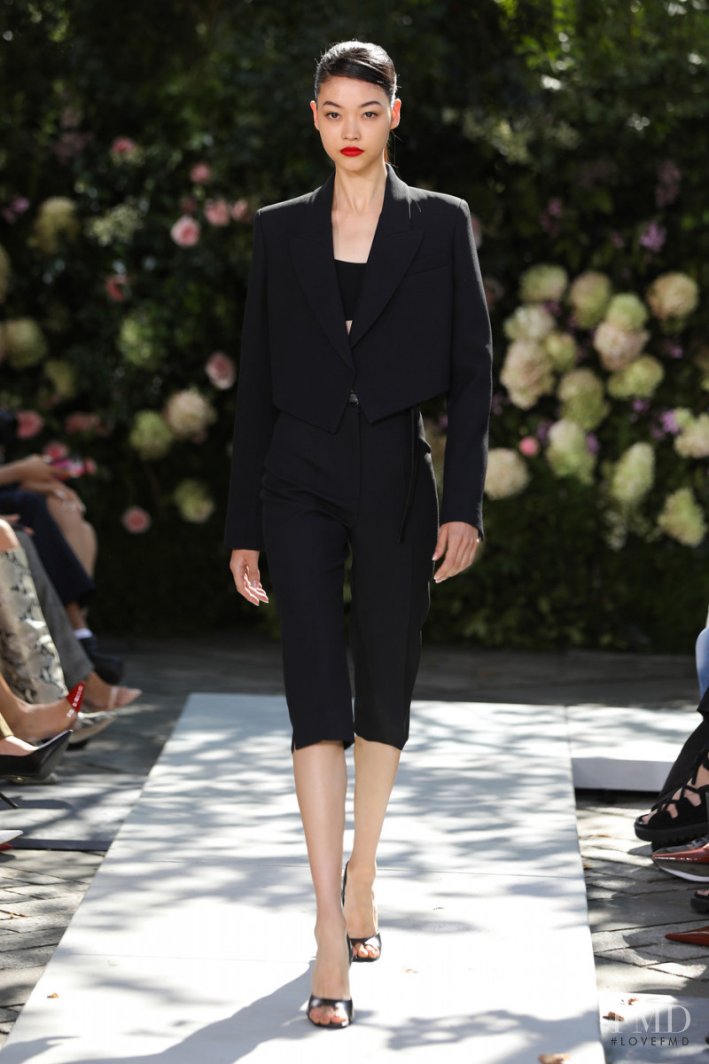 Mika Schneider featured in  the Michael Kors Collection fashion show for Spring/Summer 2022