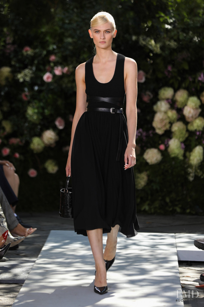 Lara Mullen featured in  the Michael Kors Collection fashion show for Spring/Summer 2022
