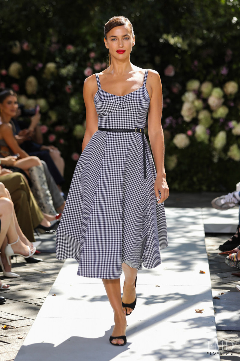 Irina Shayk featured in  the Michael Kors Collection fashion show for Spring/Summer 2022