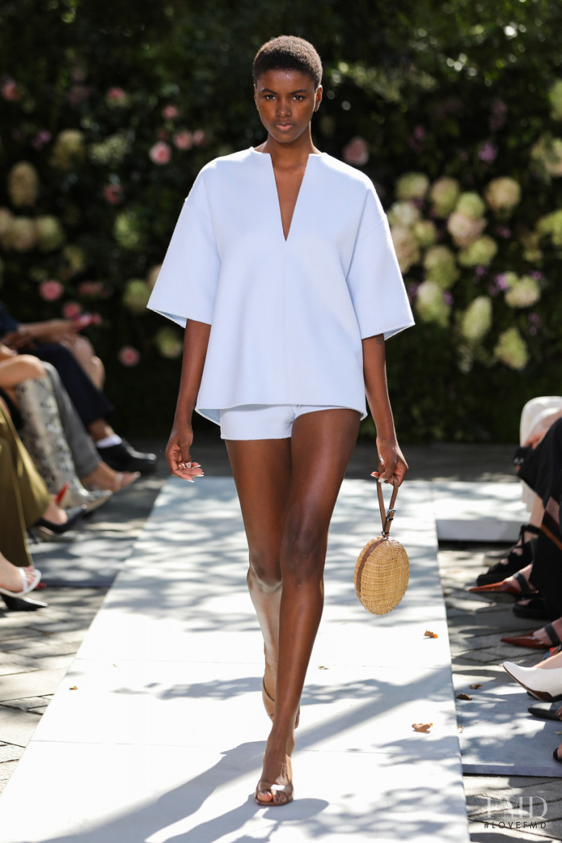 Yorgelis Marte featured in  the Michael Kors Collection fashion show for Spring/Summer 2022