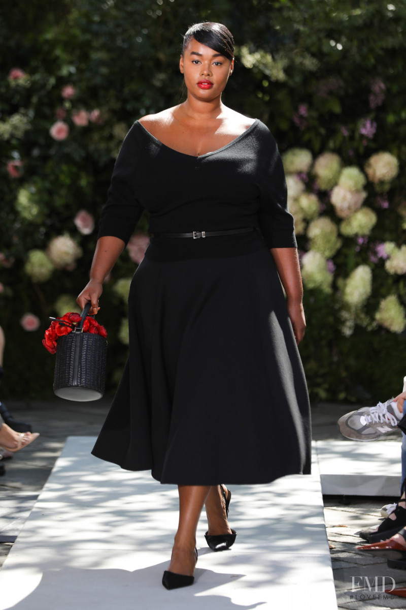 Precious Lee featured in  the Michael Kors Collection fashion show for Spring/Summer 2022