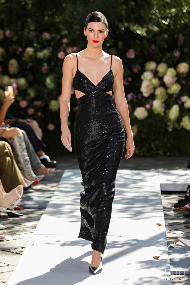 Kendall Jenner featured in  the Michael Kors Collection fashion show for Spring/Summer 2022