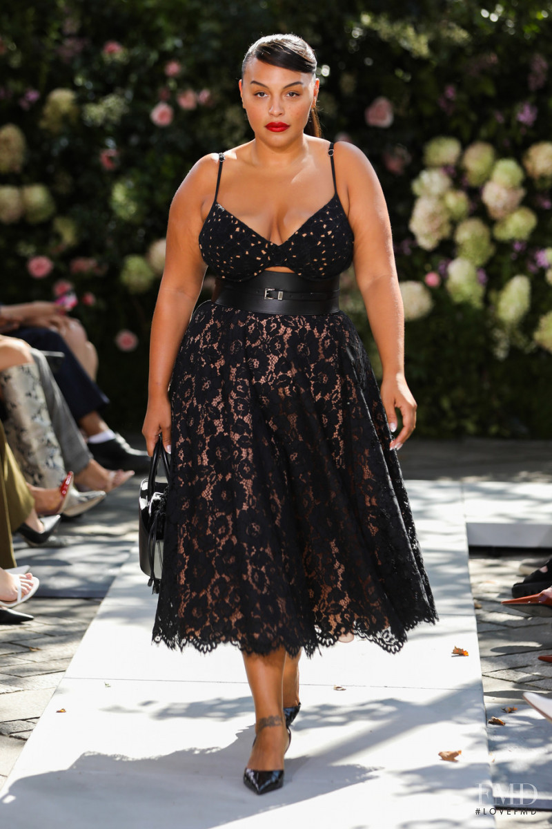 Paloma Elsesser featured in  the Michael Kors Collection fashion show for Spring/Summer 2022