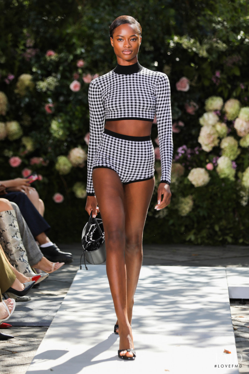 Mayowa Nicholas featured in  the Michael Kors Collection fashion show for Spring/Summer 2022