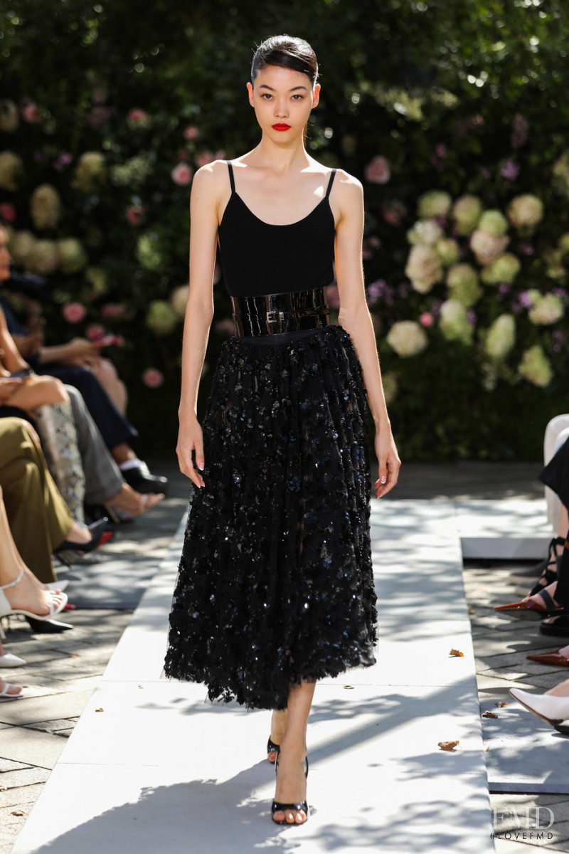 Mika Schneider featured in  the Michael Kors Collection fashion show for Spring/Summer 2022