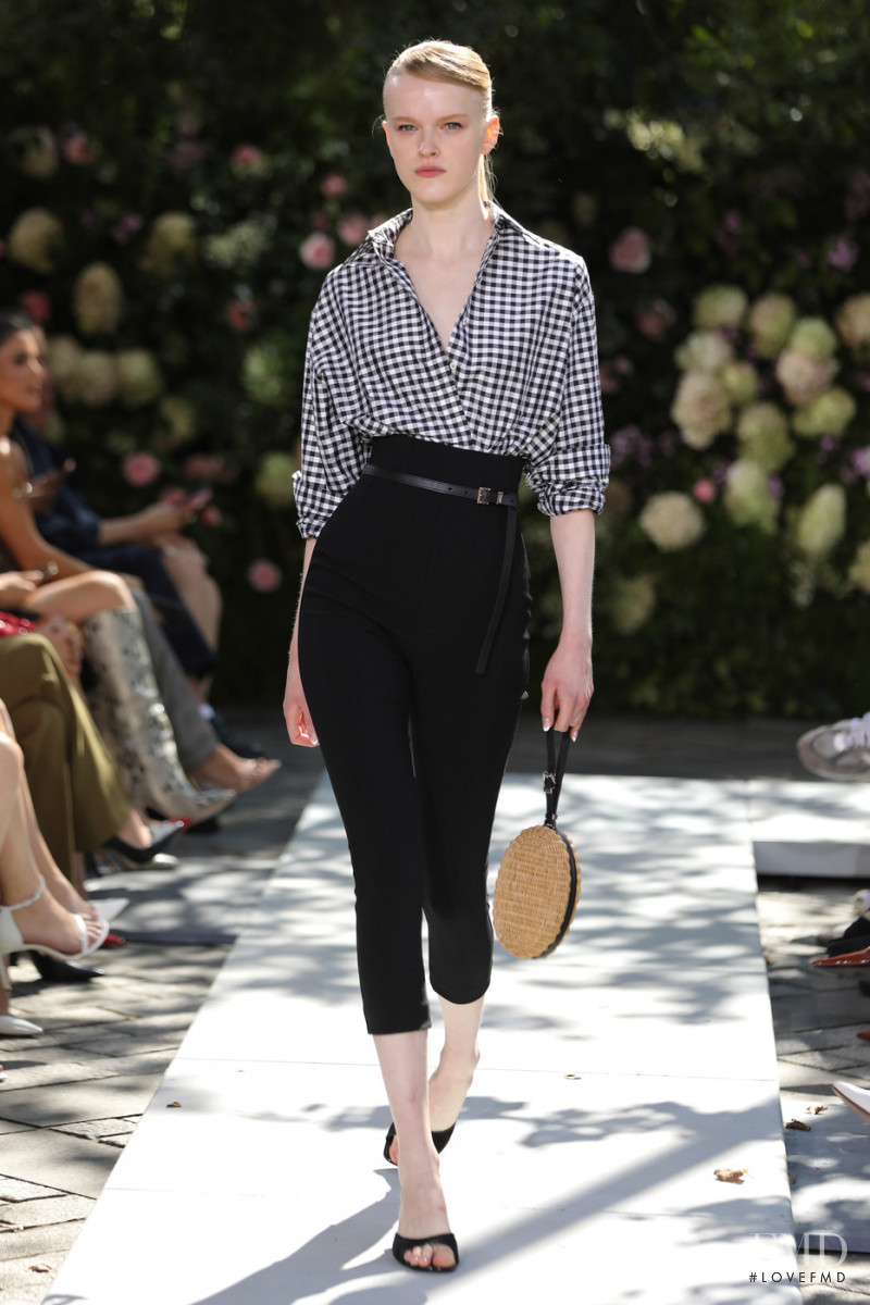 Hannah Motler featured in  the Michael Kors Collection fashion show for Spring/Summer 2022