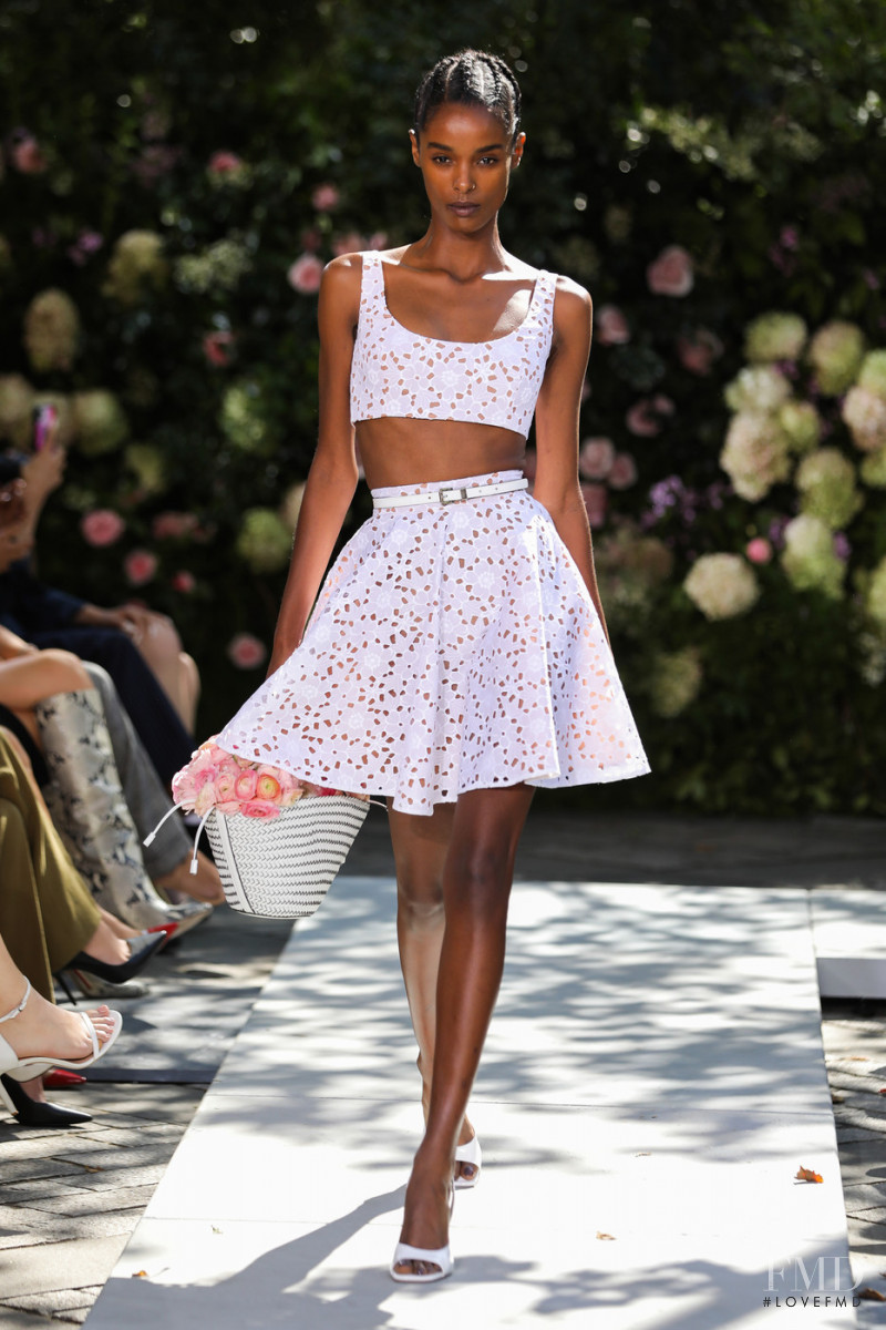 Malika Louback featured in  the Michael Kors Collection fashion show for Spring/Summer 2022