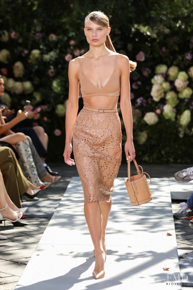 Lauren Turner featured in  the Michael Kors Collection fashion show for Spring/Summer 2022