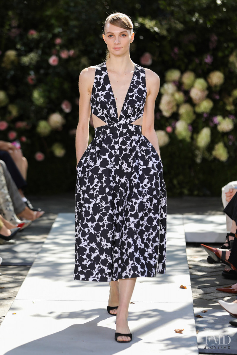 Ashton Dunham featured in  the Michael Kors Collection fashion show for Spring/Summer 2022