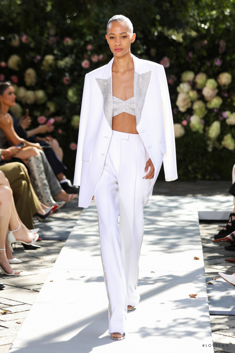 Selena Forrest featured in  the Michael Kors Collection fashion show for Spring/Summer 2022