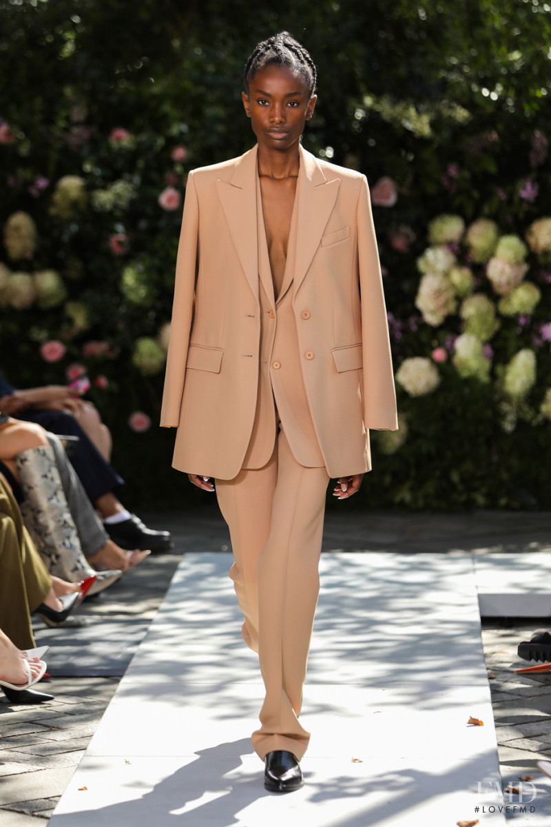 Imari Karanja featured in  the Michael Kors Collection fashion show for Spring/Summer 2022