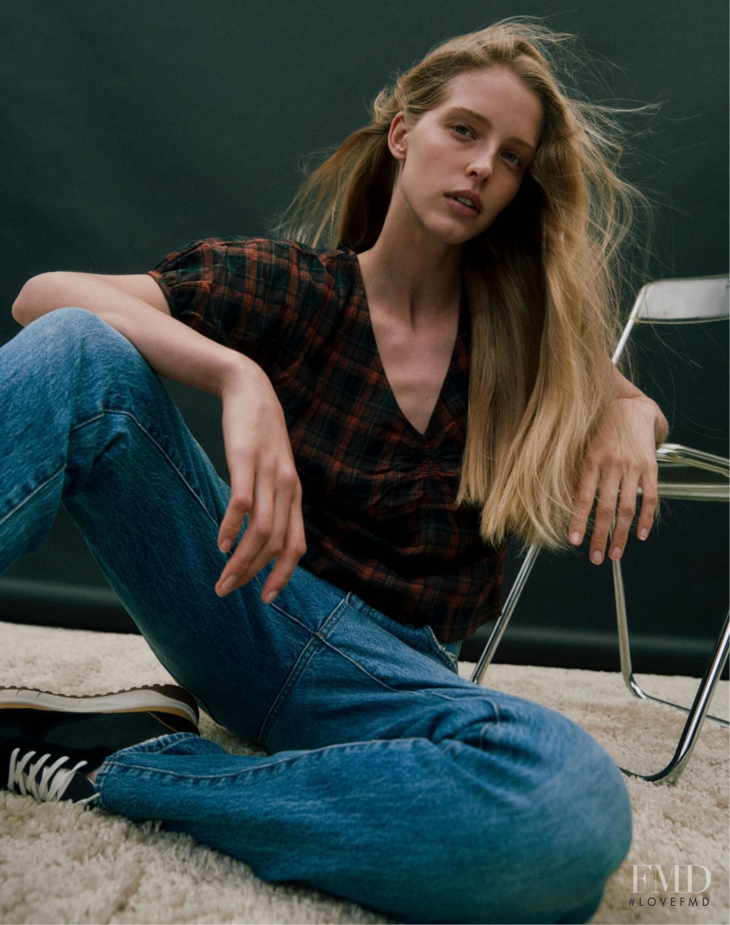 Abby Champion featured in  the Madewell Fall Mood lookbook for Fall 2021