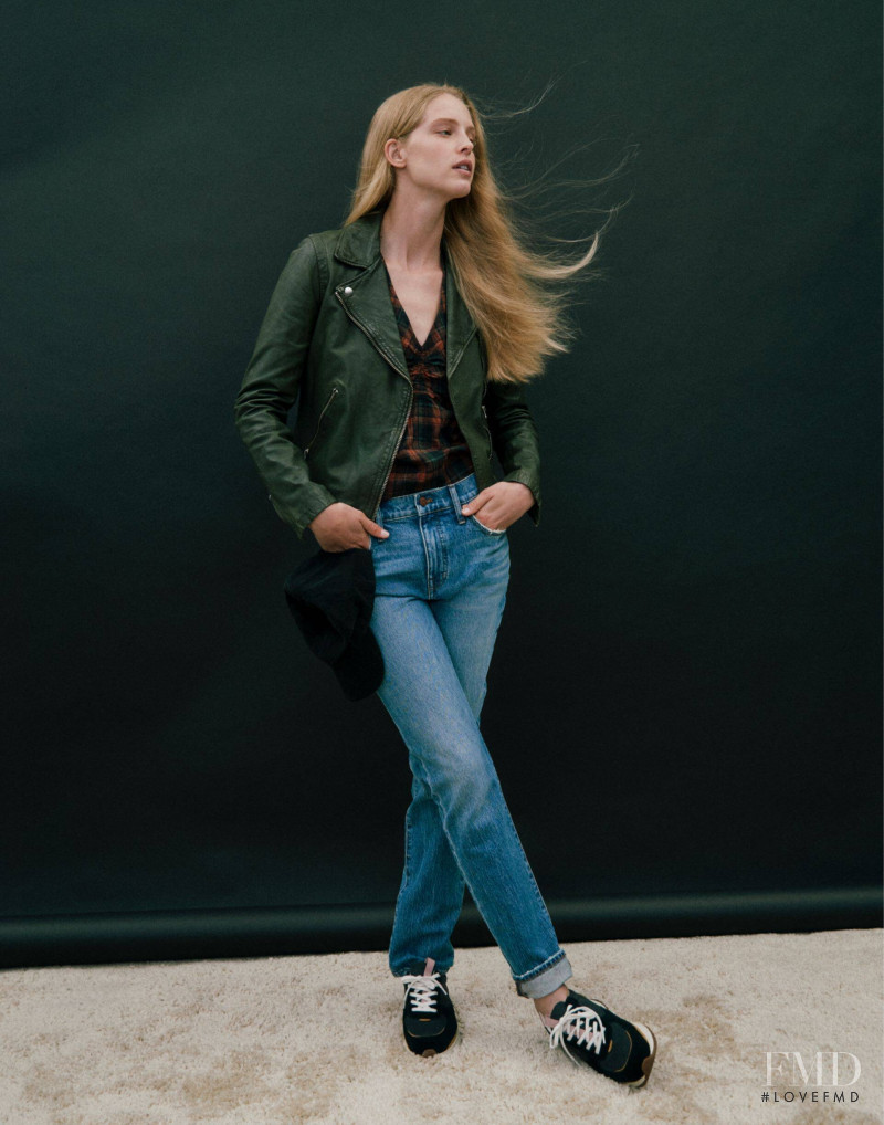 Abby Champion featured in  the Madewell Fall Mood lookbook for Fall 2021