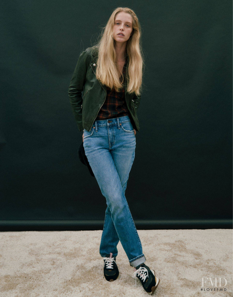 Abby Champion featured in  the Madewell Fall Mood lookbook for Fall 2021