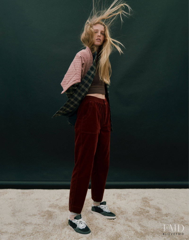 Abby Champion featured in  the Madewell Fall Mood lookbook for Fall 2021