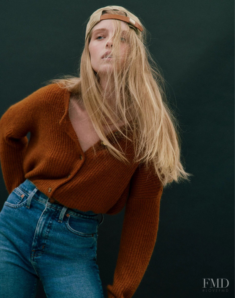 Abby Champion featured in  the Madewell Fall Mood lookbook for Fall 2021