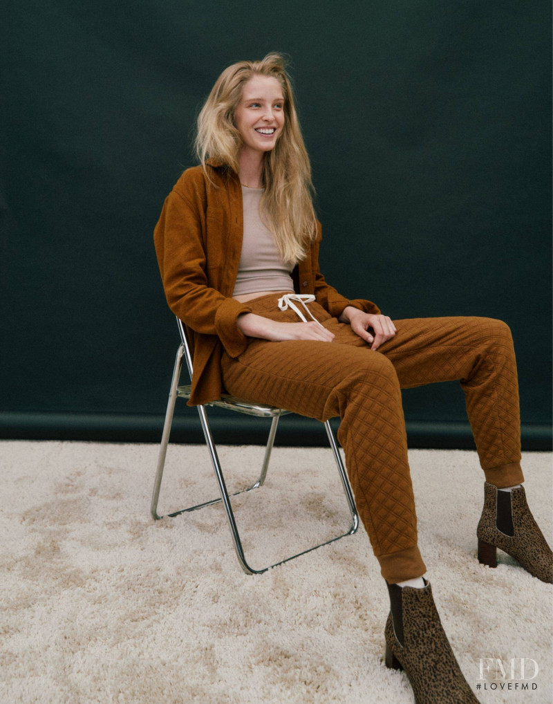 Abby Champion featured in  the Madewell Fall Mood lookbook for Fall 2021