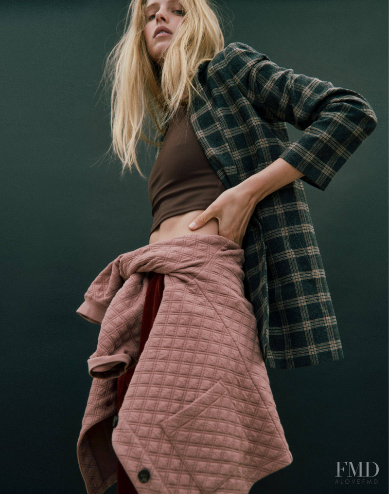 Abby Champion featured in  the Madewell Fall Mood lookbook for Fall 2021