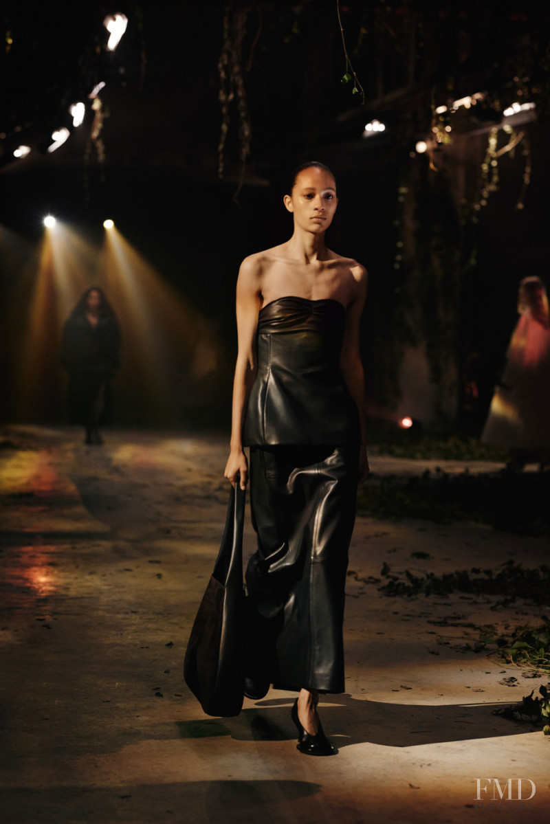 Selena Forrest featured in  the Khaite fashion show for Spring/Summer 2022