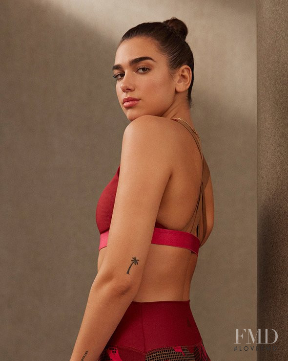 Dua Lipa featured in  the Adidas Here To Create advertisement for Autumn/Winter 2018