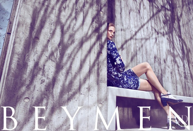 Katrin Thormann featured in  the Beymen advertisement for Autumn/Winter 2013