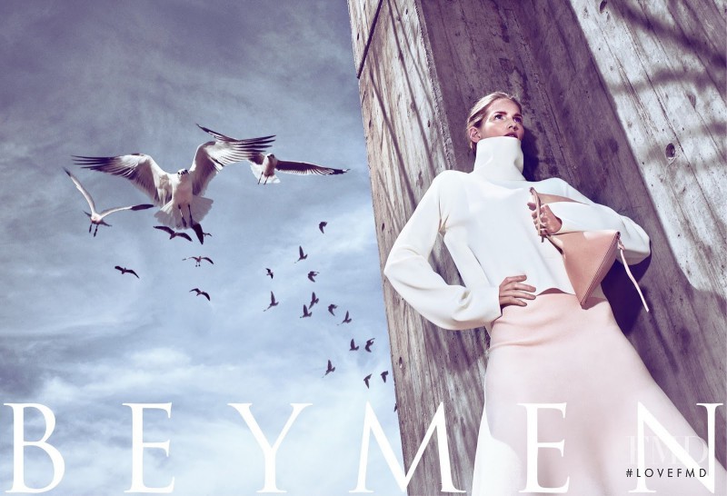 Katrin Thormann featured in  the Beymen advertisement for Autumn/Winter 2013