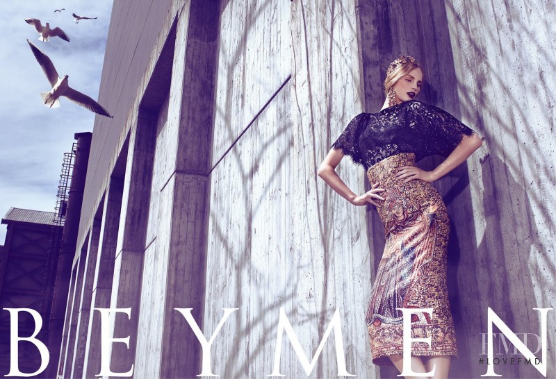 Katrin Thormann featured in  the Beymen advertisement for Autumn/Winter 2013