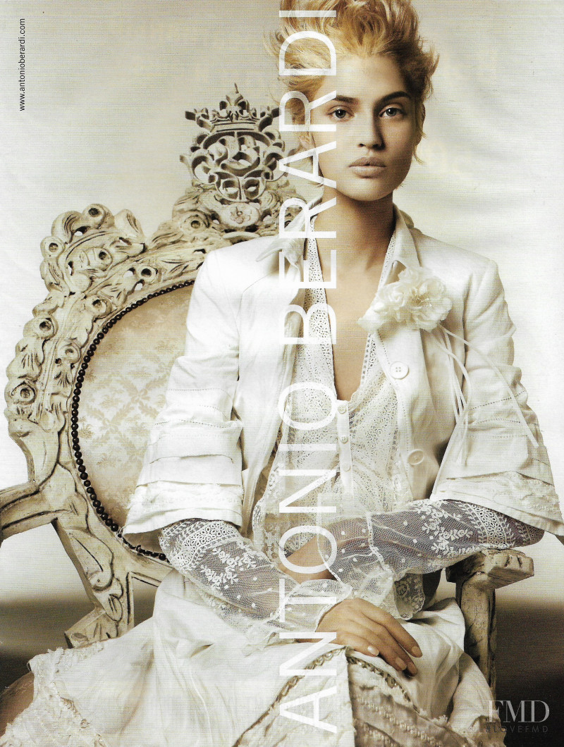 Bianca Balti featured in  the Antonio Berardi advertisement for Spring/Summer 2006