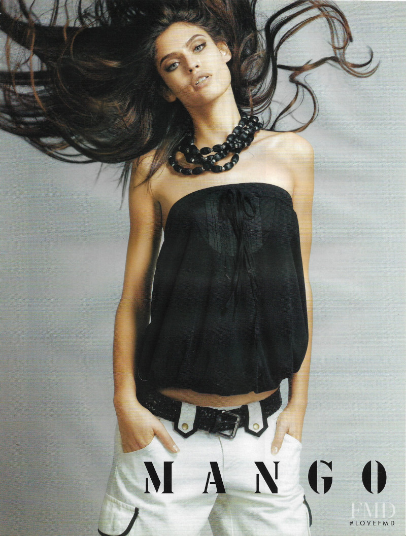 Bianca Balti featured in  the Mango advertisement for Spring/Summer 2006