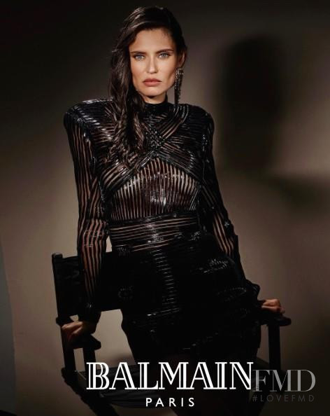 Bianca Balti featured in  the Balmain advertisement for Autumn/Winter 2017