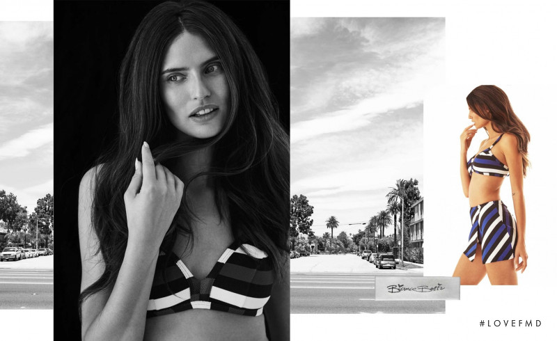 Bianca Balti featured in  the Yoox Swimwear advertisement for Summer 2017