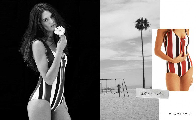 Bianca Balti featured in  the Yoox Swimwear advertisement for Summer 2017