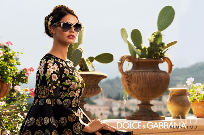 Bianca Balti featured in  the Dolce & Gabbana advertisement for Resort 2017