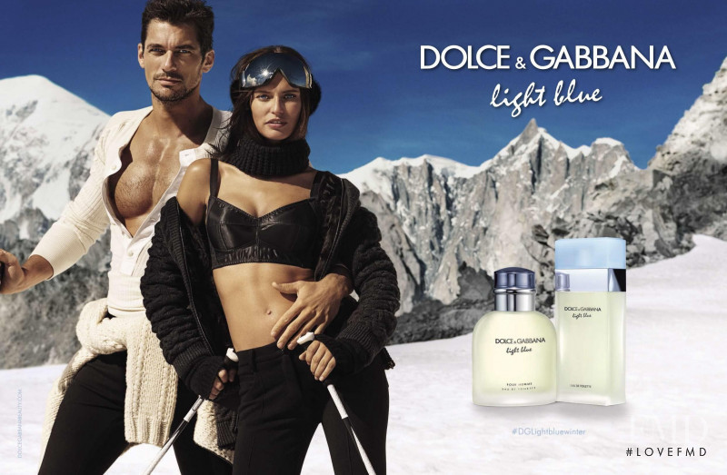 Bianca Balti featured in  the Dolce & Gabbana Fragrance Light Blue advertisement for Autumn/Winter 2016