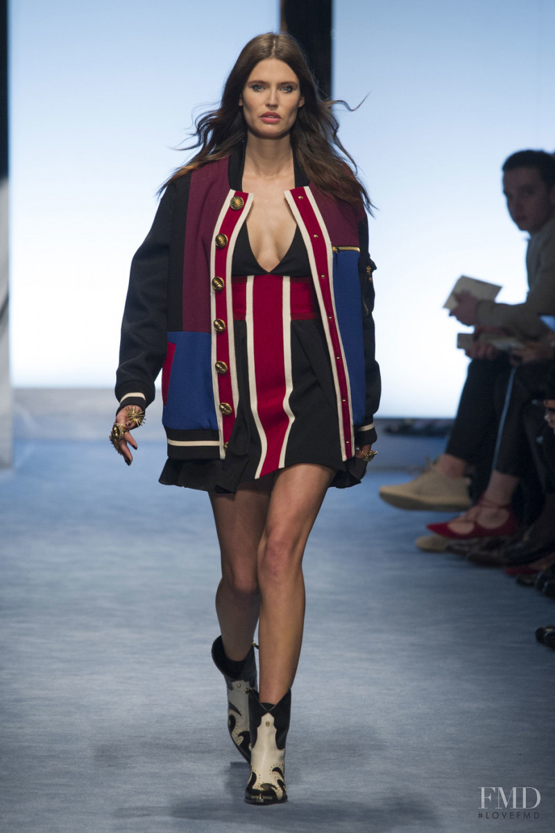 Bianca Balti featured in  the Fausto Puglisi fashion show for Autumn/Winter 2016
