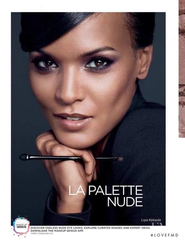 Liya Kebede featured in  the L\'Oreal Paris advertisement for Autumn/Winter 2014